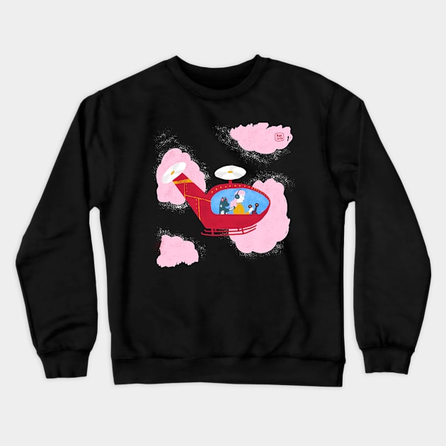 Clouds Crewneck Sweatshirt by Iruksson